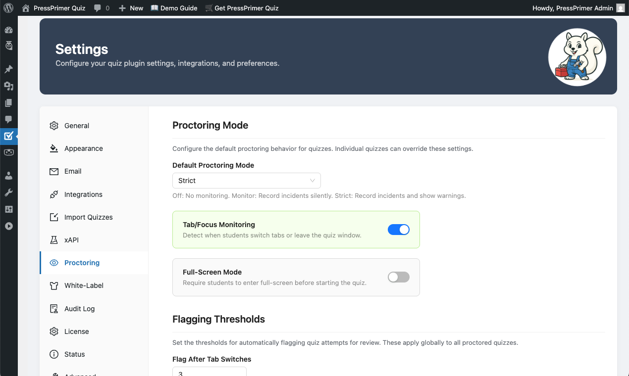 PressPrimer Quiz gallery image