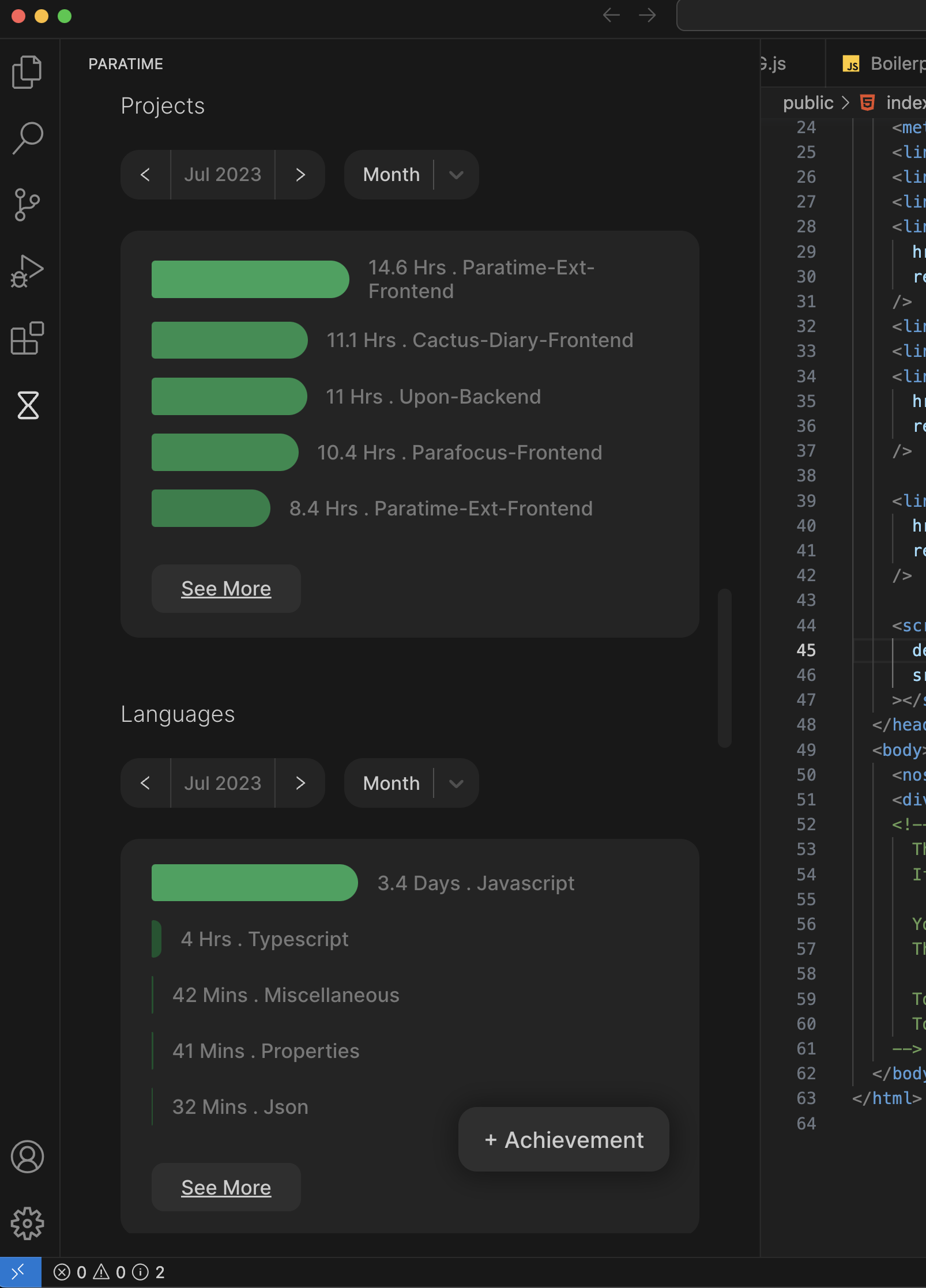 Präferenz - Social Time Tracker für VSCODE Medien 4