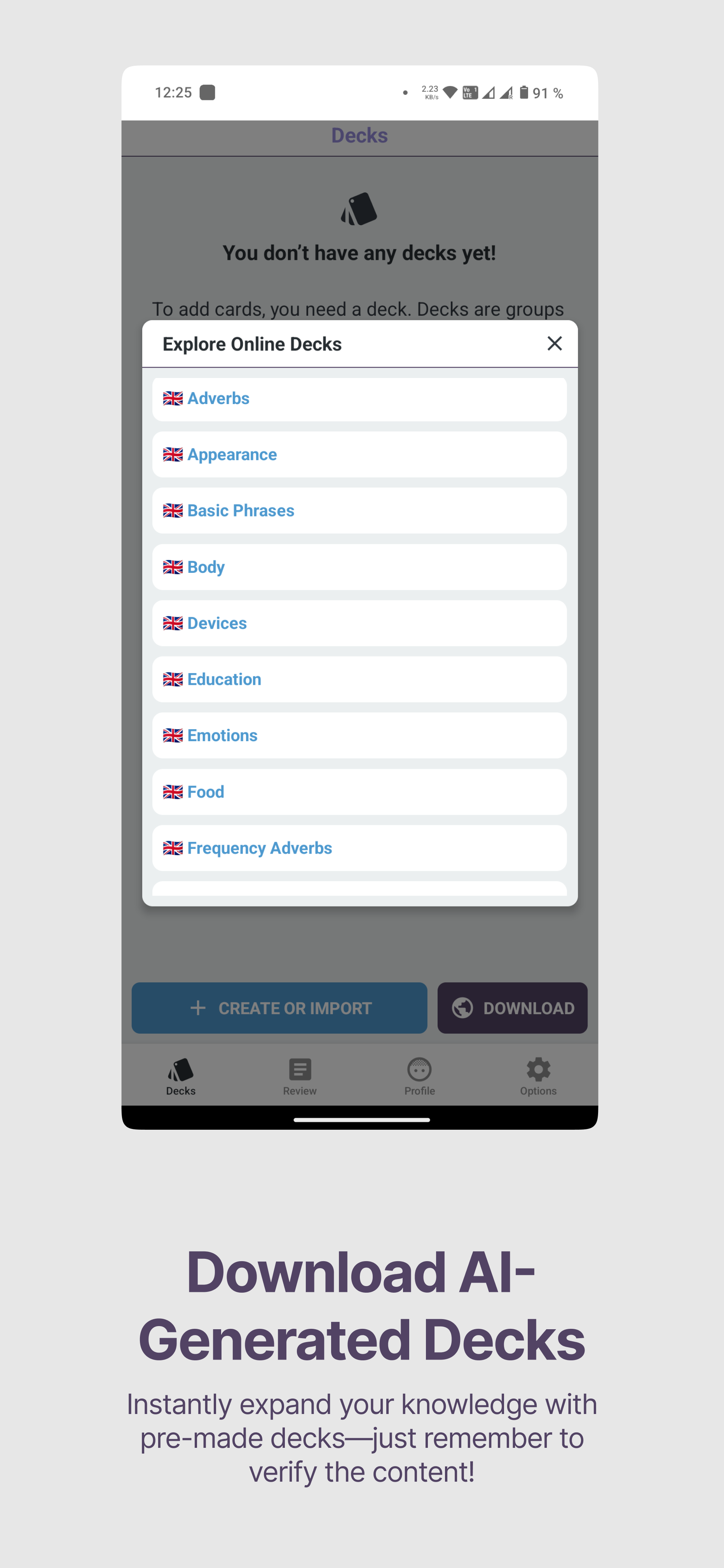 Memizi - Smart flashcards with voice, images, and spaced repetition media 7