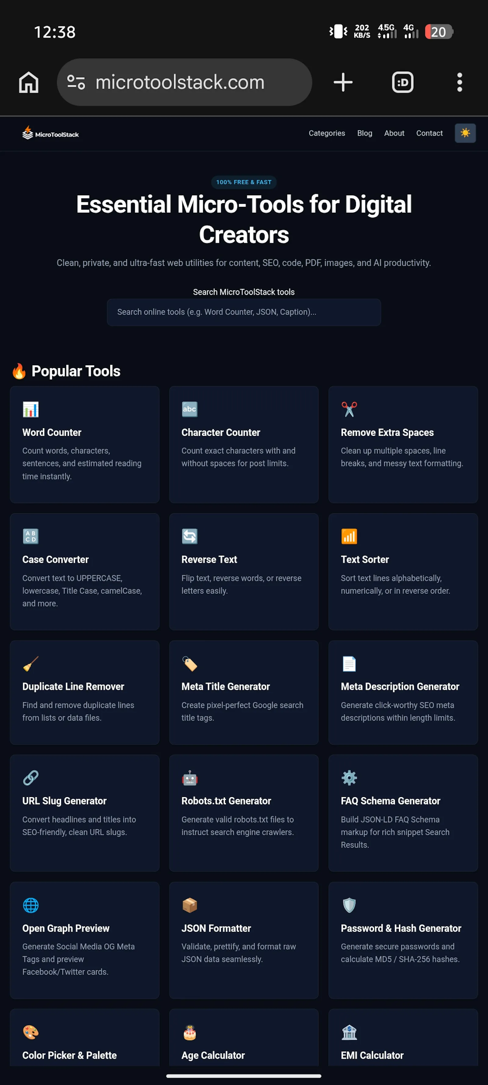 MicroToolStack screenshot 1
