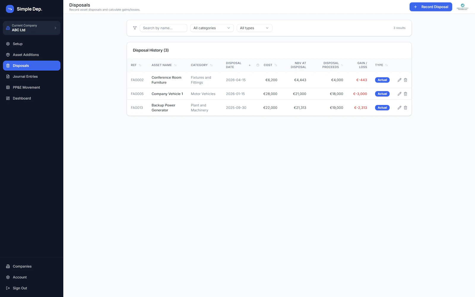 Simple Depreciation screenshot 5