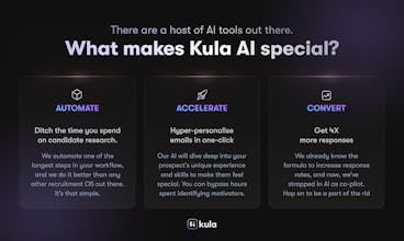 Kula AI は、効果的で洞察力に富んだタッチポイント メッセージにより、採用活動をまったく新しいレベルに引き上げます