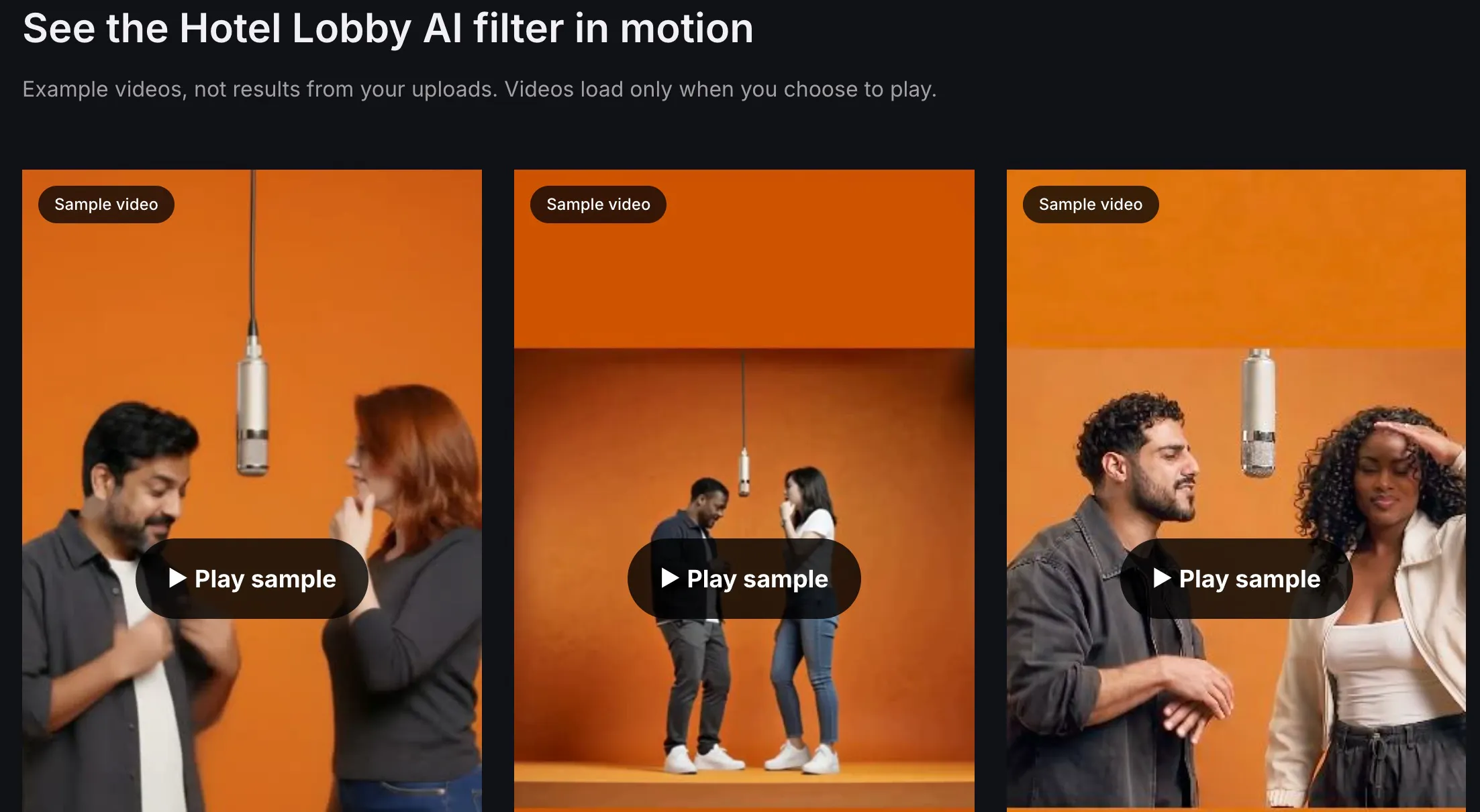 Hotel Lobby AI Filter gallery image