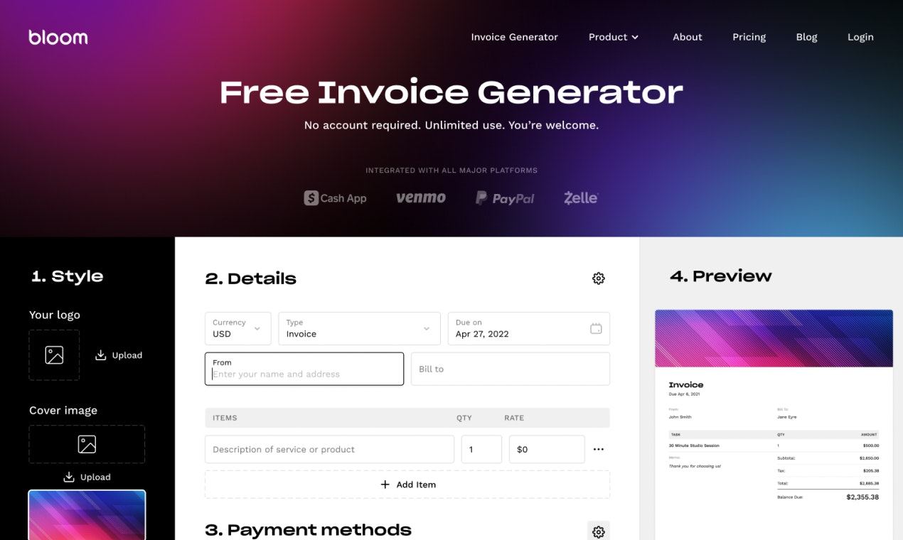 Free Invoice Generator gallery image