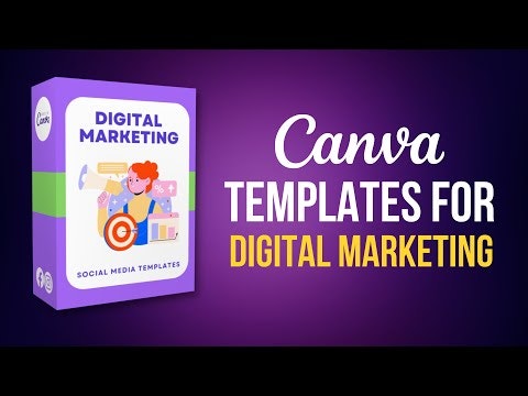 Digital Marketing Canva Templates Bundle gallery image