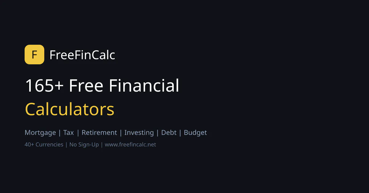 Free Financial Calculators  gallery image