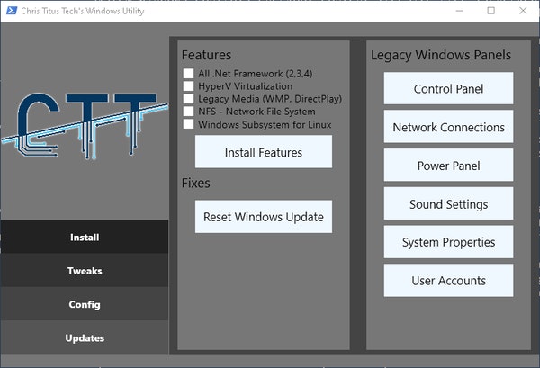 Chris Titus Tech's Windows Utility Tool media 5