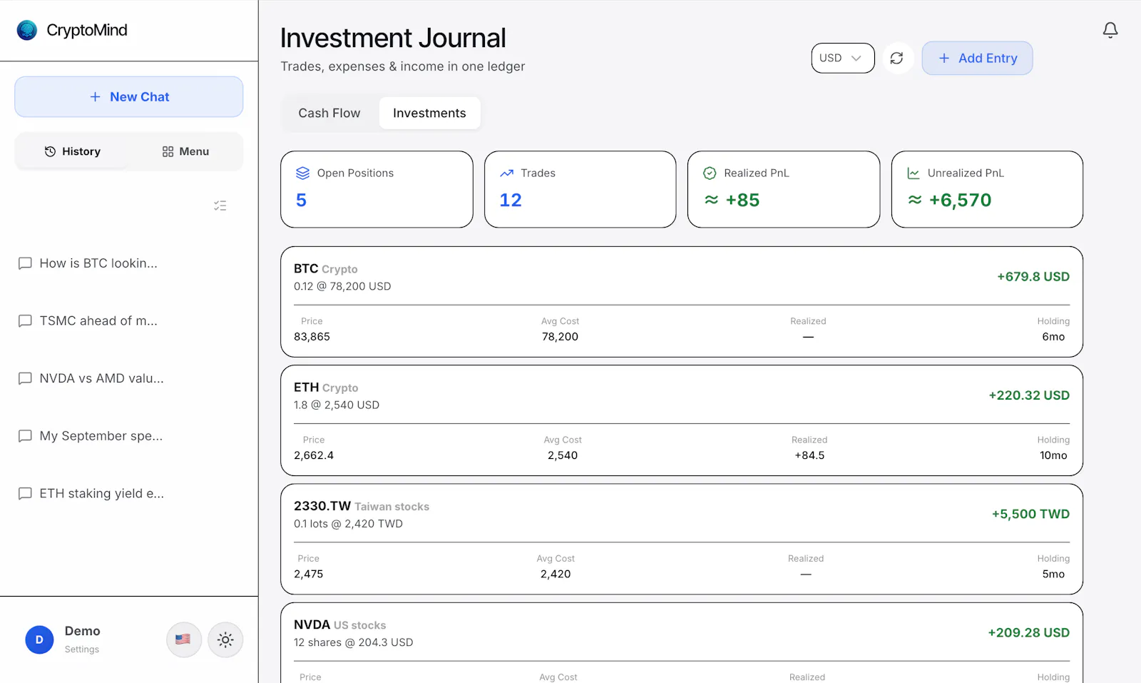 CryptoMind screenshot 5