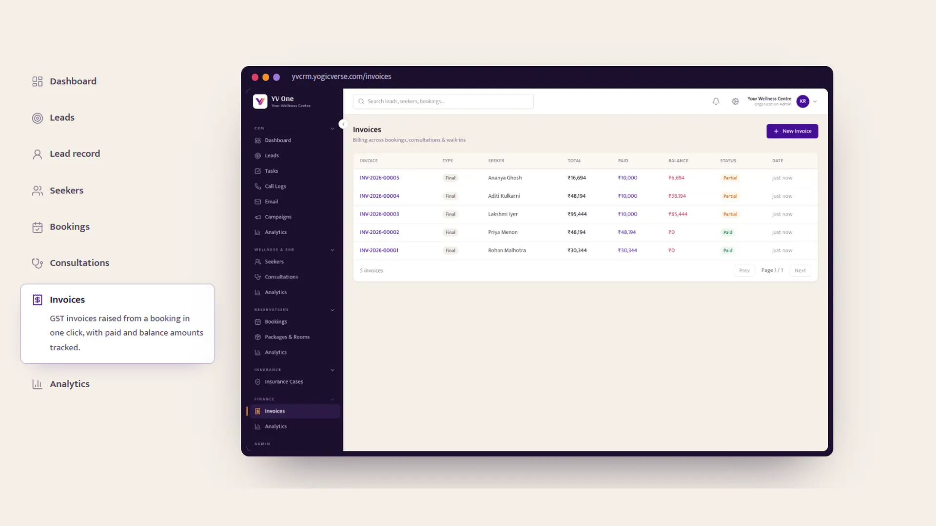 Wellness CRM gallery image