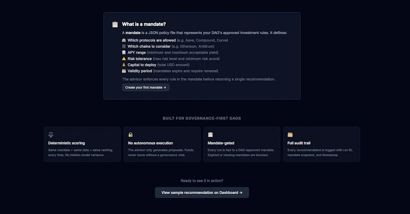 RDA — Robo DeFi Advisor screenshot 2