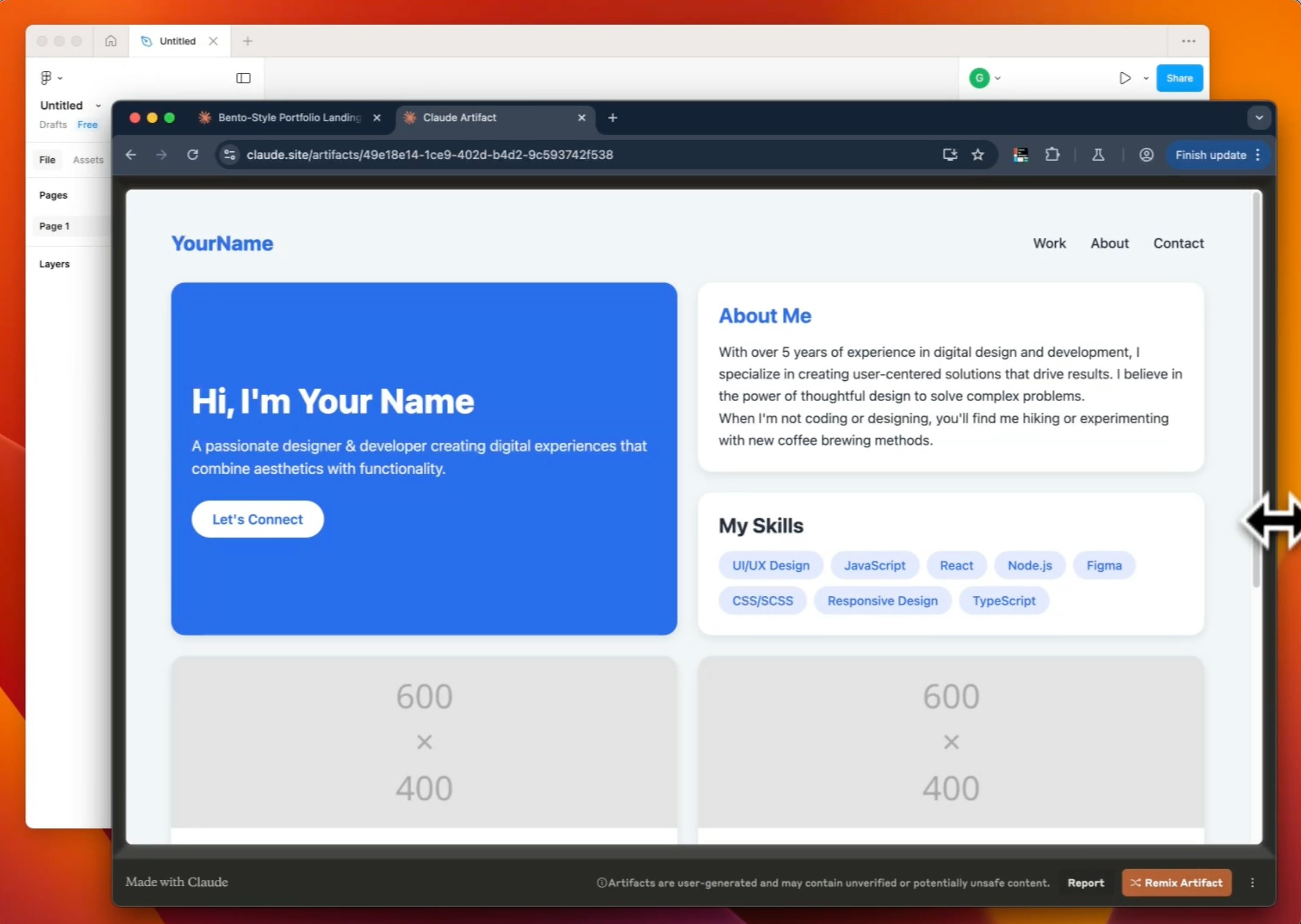 Claude Code to Figma - Screenshot 4 showing product features and functionality