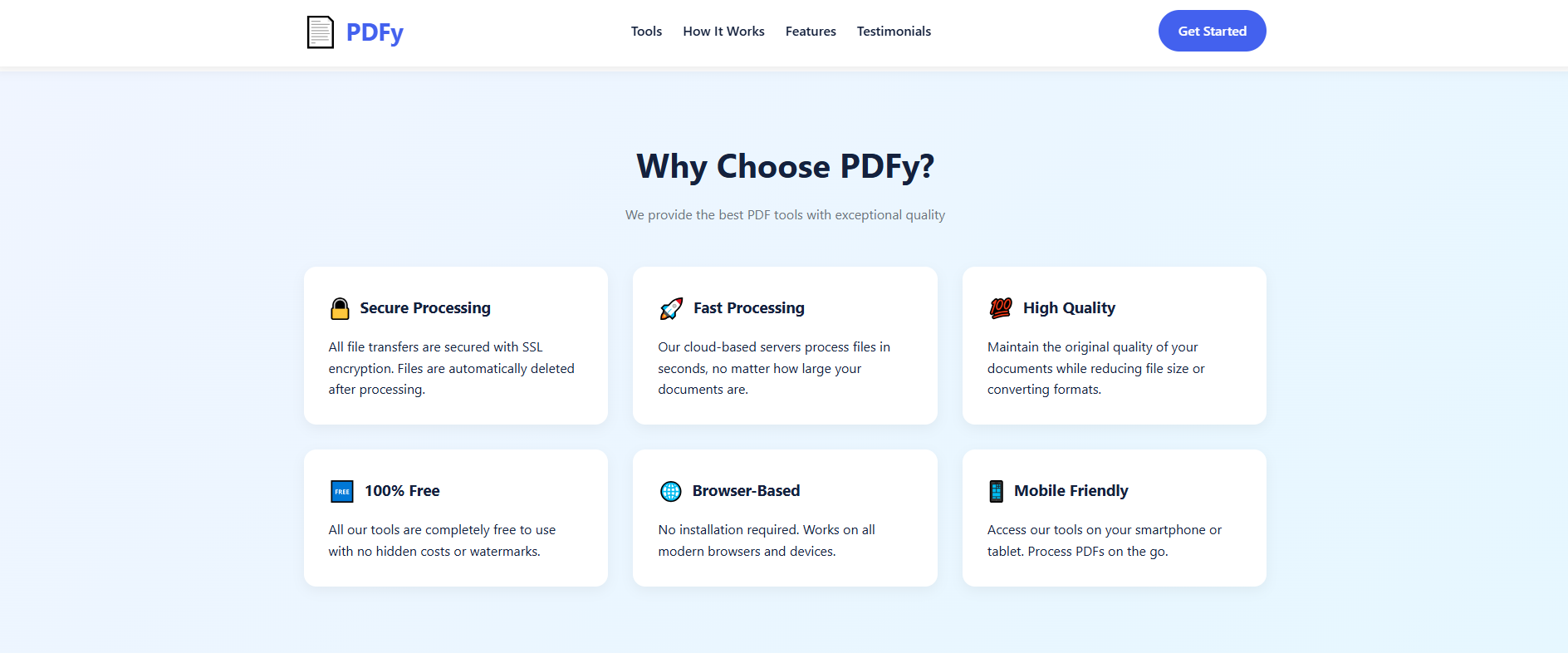 PDFY - Erweiterte PDF -Tools Medien 3