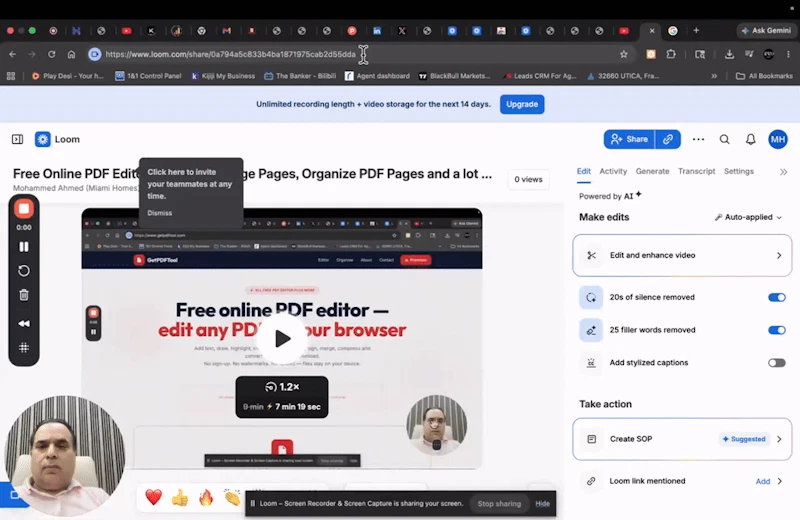 GetPDFTool screenshot 1 (video preview)