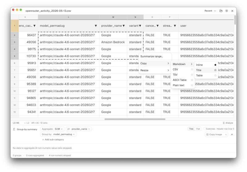 LazySheet screenshot 5