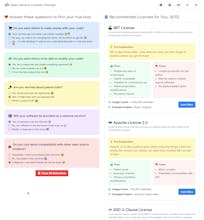 Open Source License Chooser gallery image