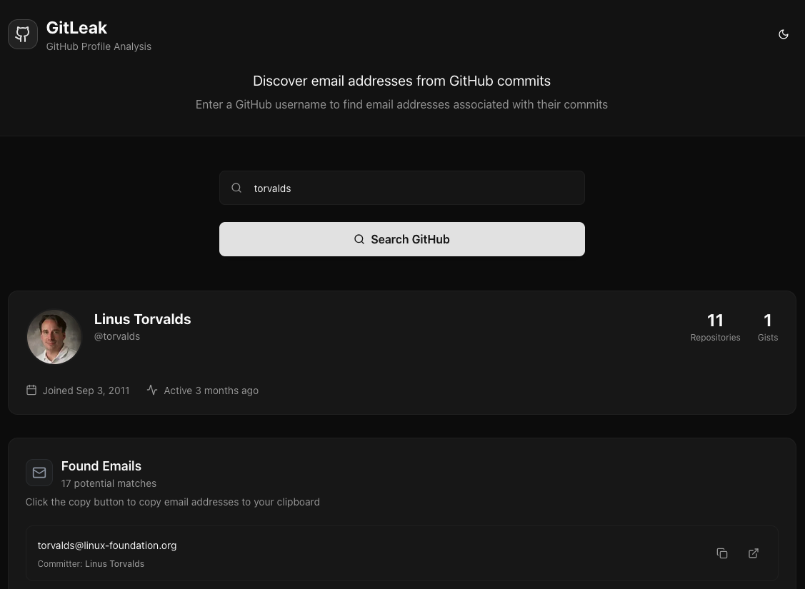 GitLeak gallery image
