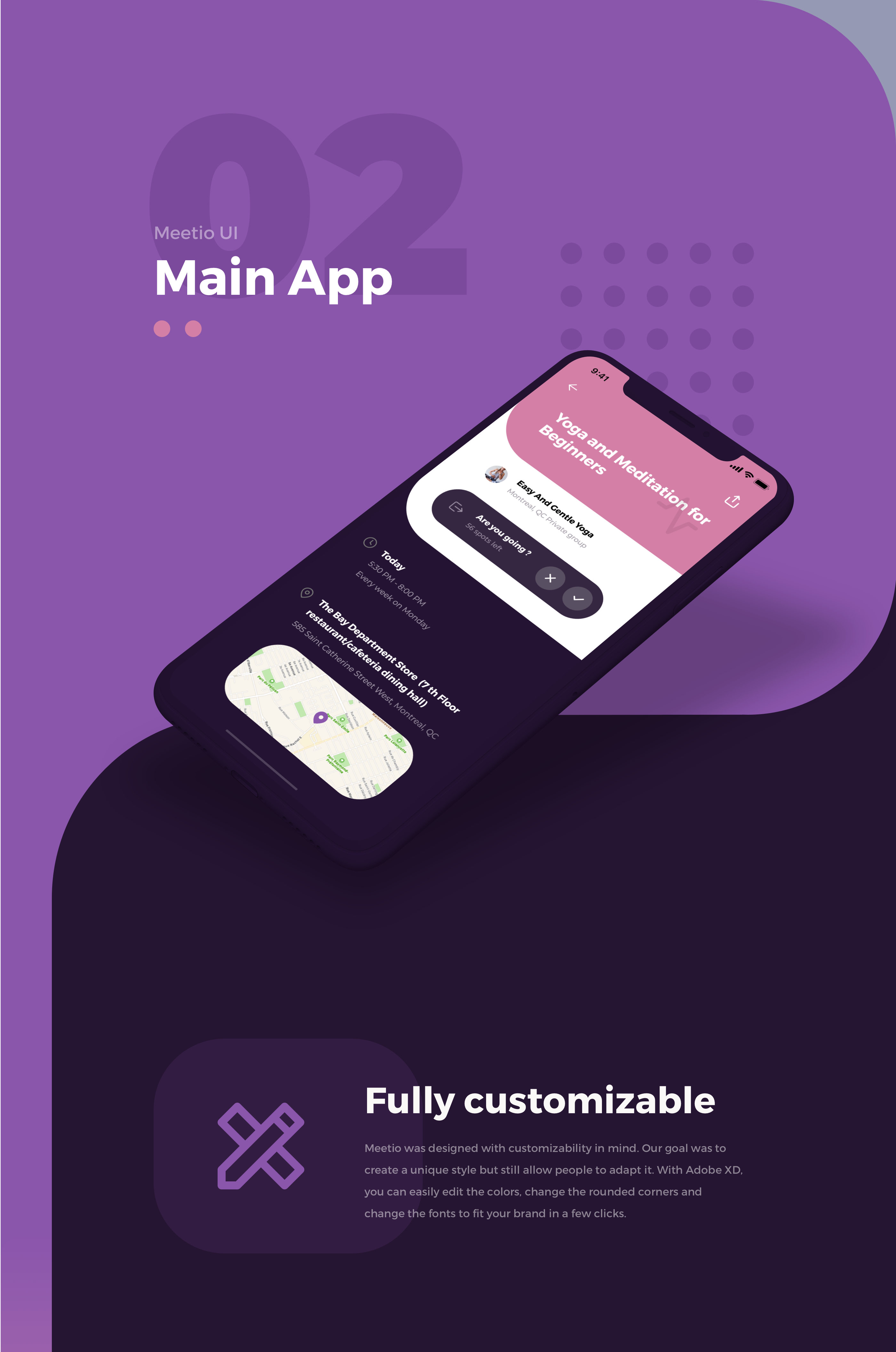 Social Meet Up UI-kit for Adobe XD gallery image