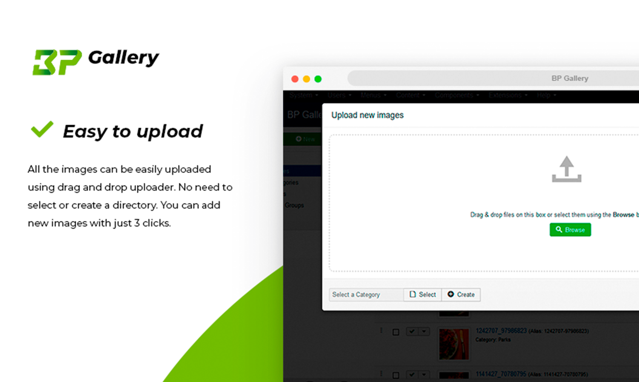 BP Extensions - Free Joomla! extensions gallery image