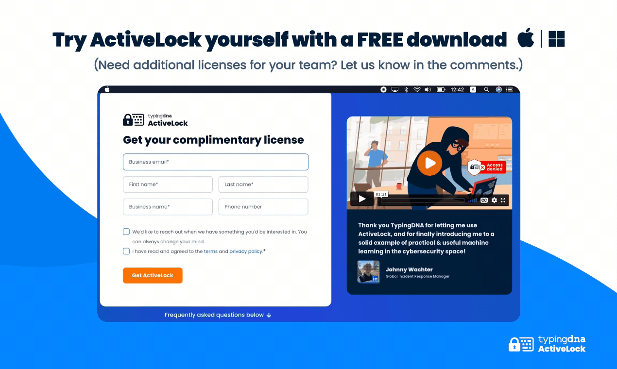 TypingDNA Activelock media 9