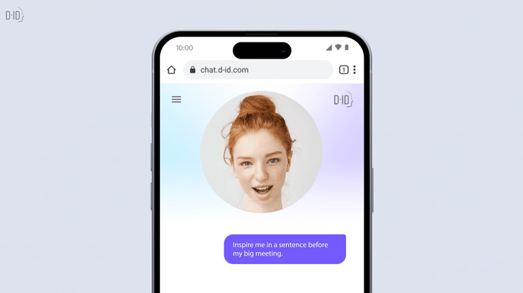 Mídia 4 de Chat.d-id - Tenha uma conversa cara a cara com o chatgpt