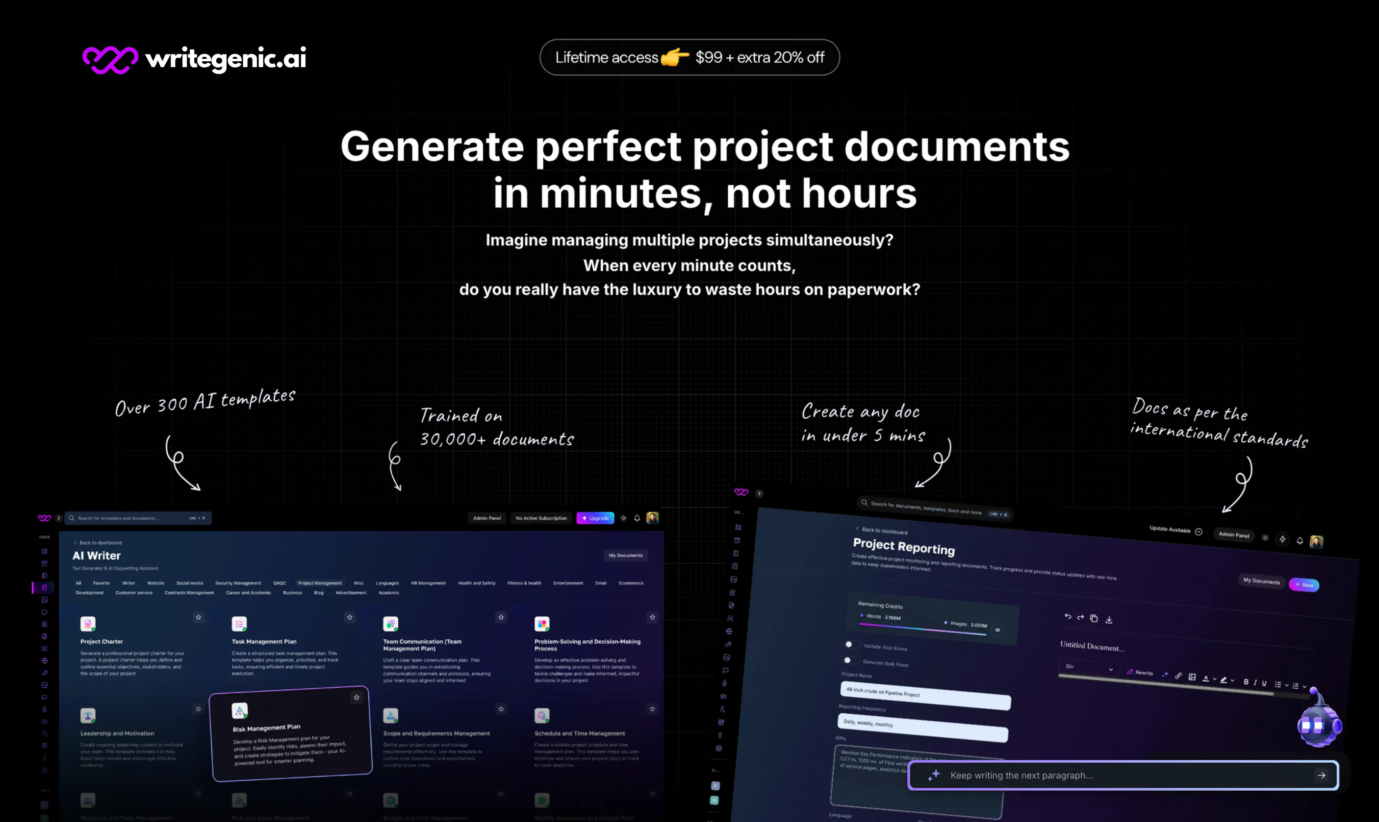 Writegenic AI gallery image