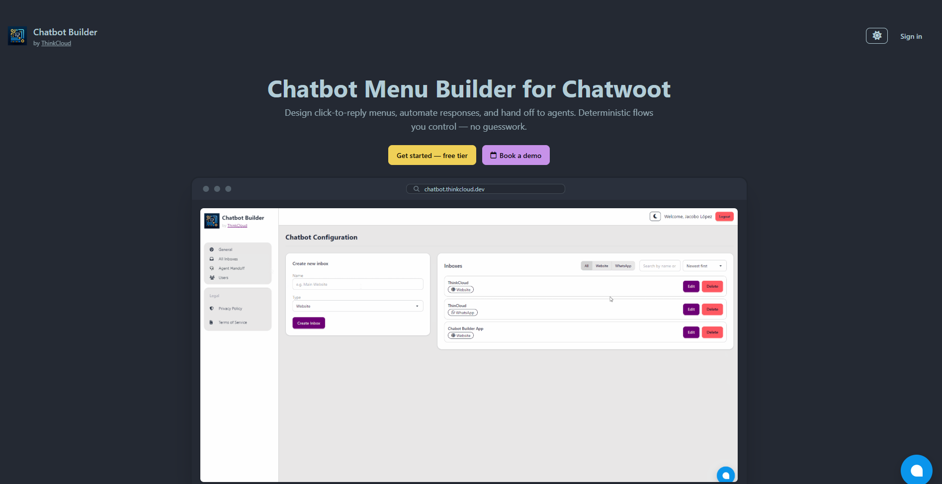 Média Chatbot Menu Builder pour chatwoot - Concevoir des menus de clics sur les réponses, automatiser les réponses 8