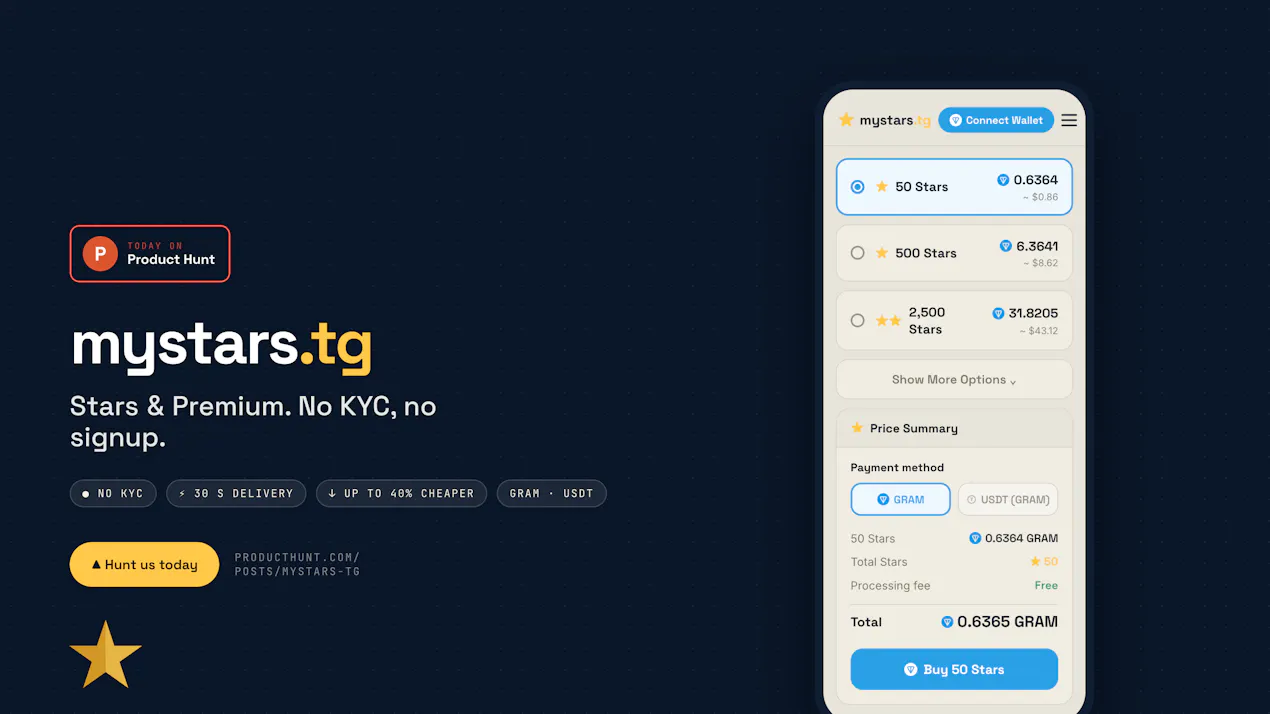 Buy Telegram Stars - Up to 40% Cheaper product