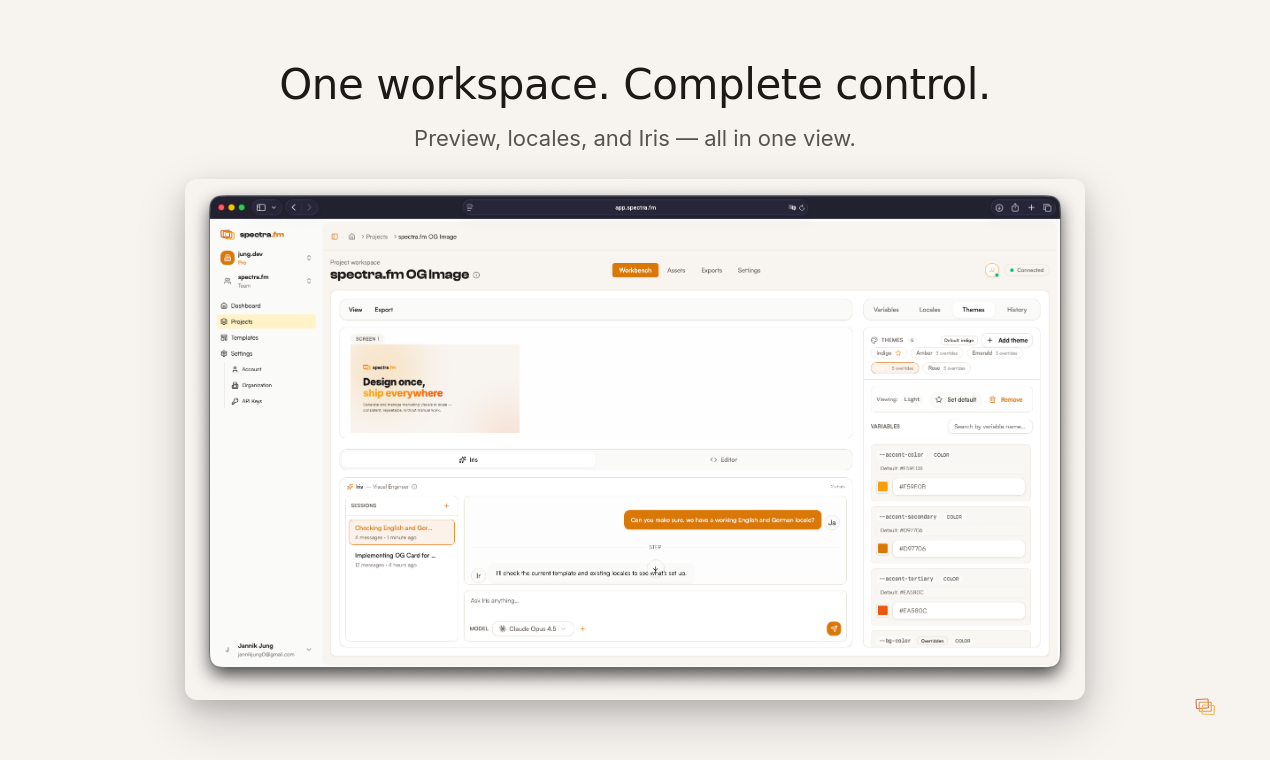 spectra.fm - Screenshot 5 showing product features and functionality