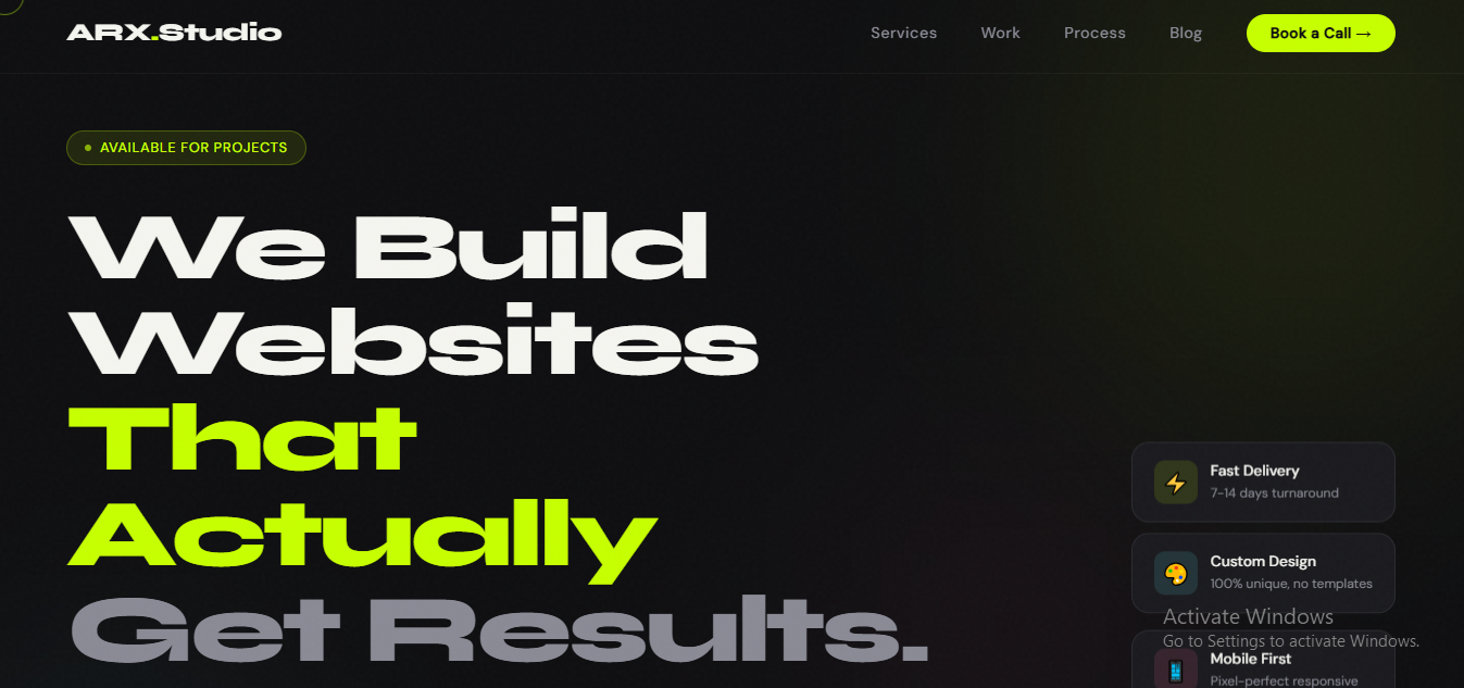 ARX Studio — Web Development gallery image