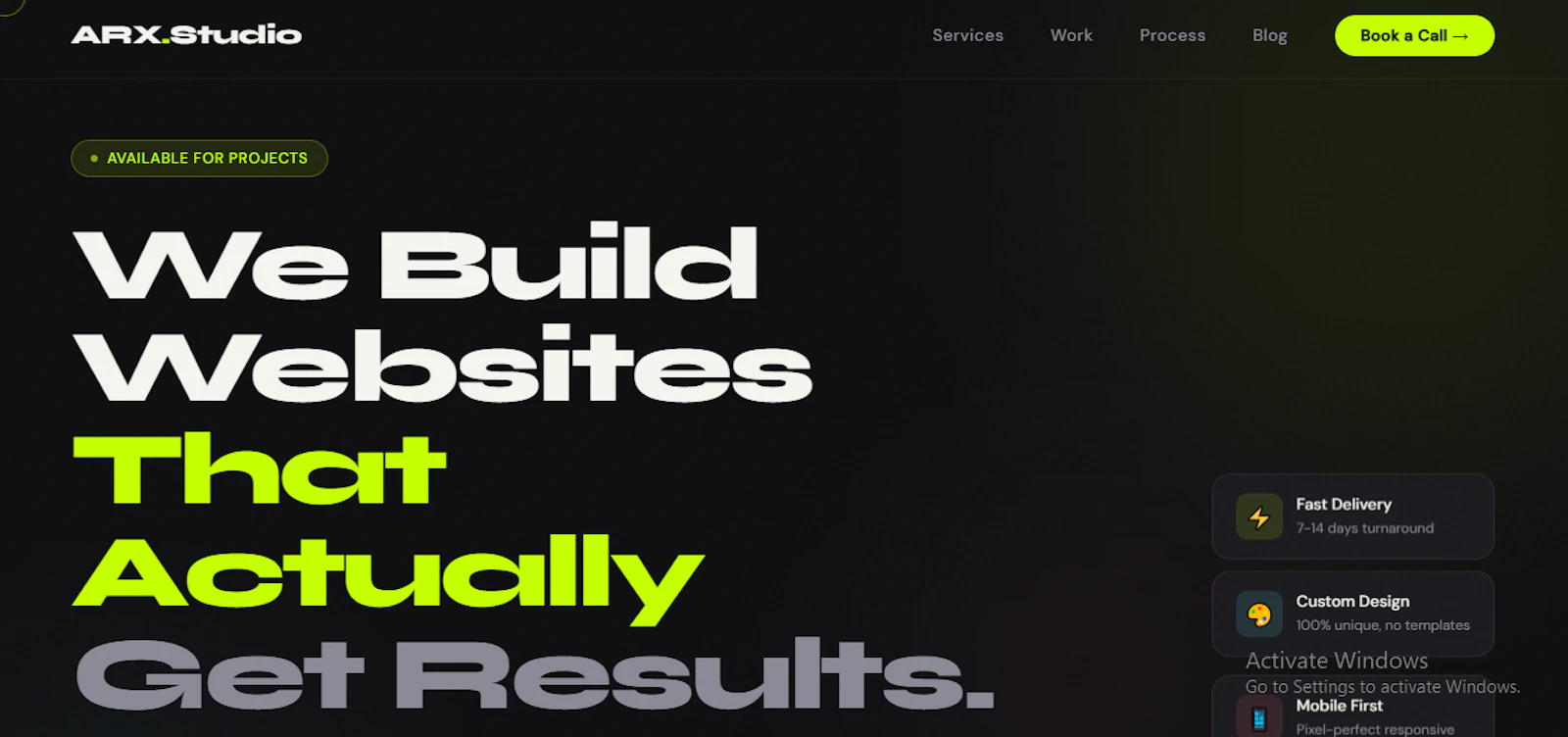 ARX Studio — Web Development screenshot 3