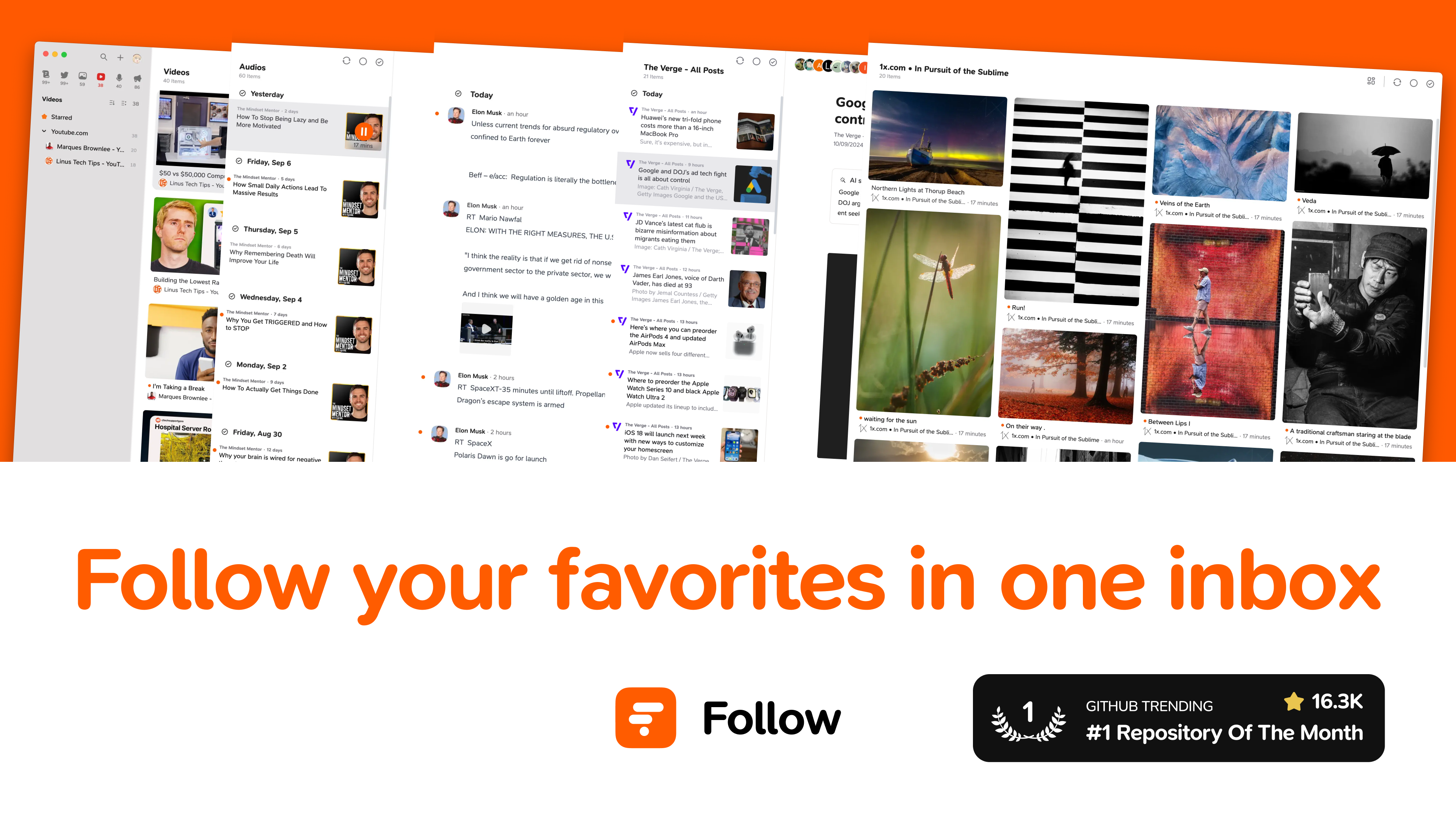 startuptile Follow-Follow your favorites in one inbox