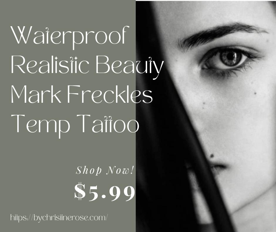 Beauty Mark Freckles Tattoo
