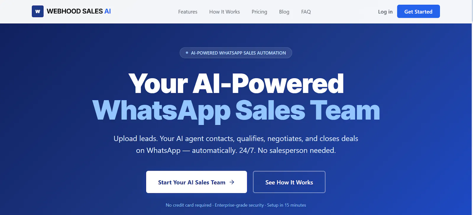 Webhood Sales AI screenshot 1