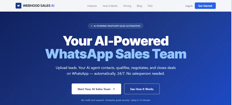 Webhood Sales AI screenshot 1