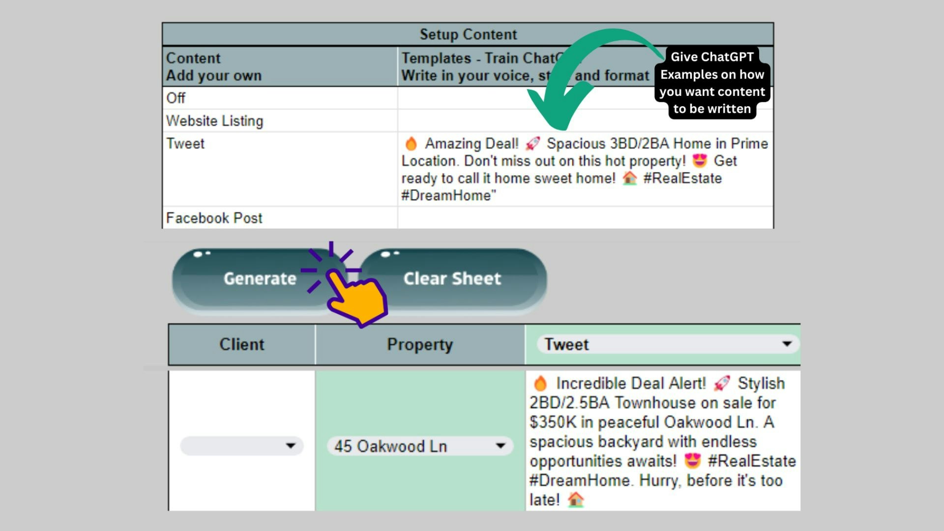 Real Estate Writer - Google Sheet System media 3