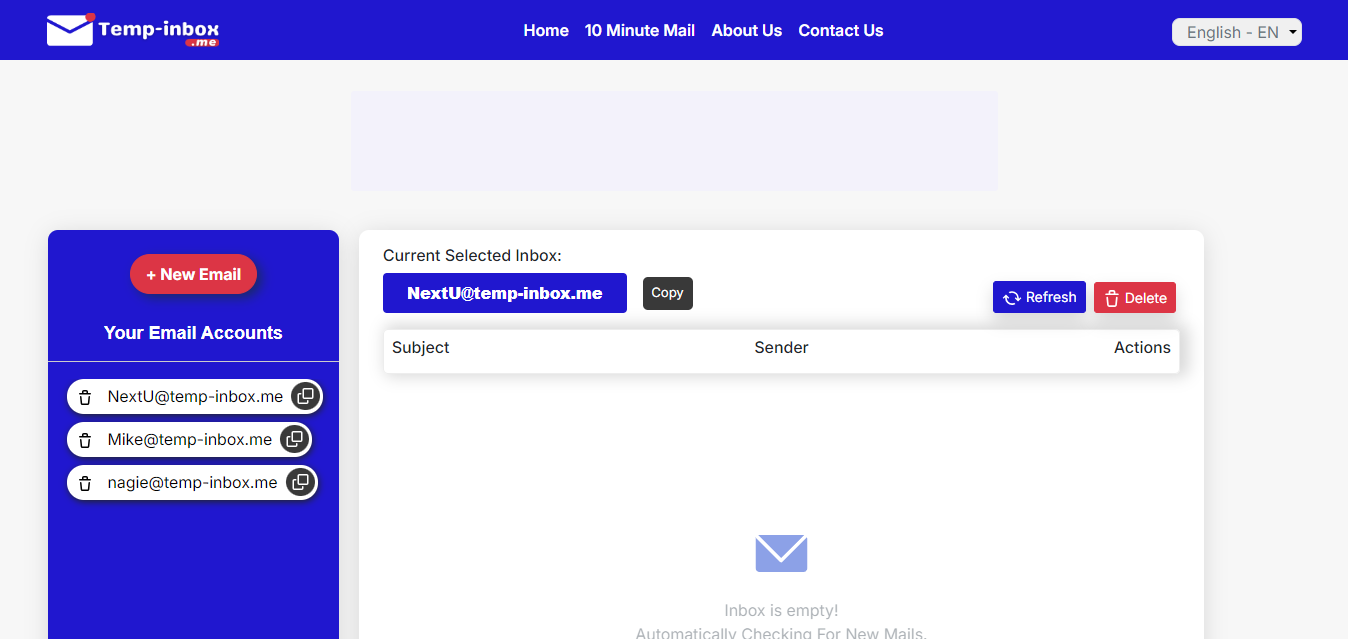 Temp inbox is a temporary email system media 3