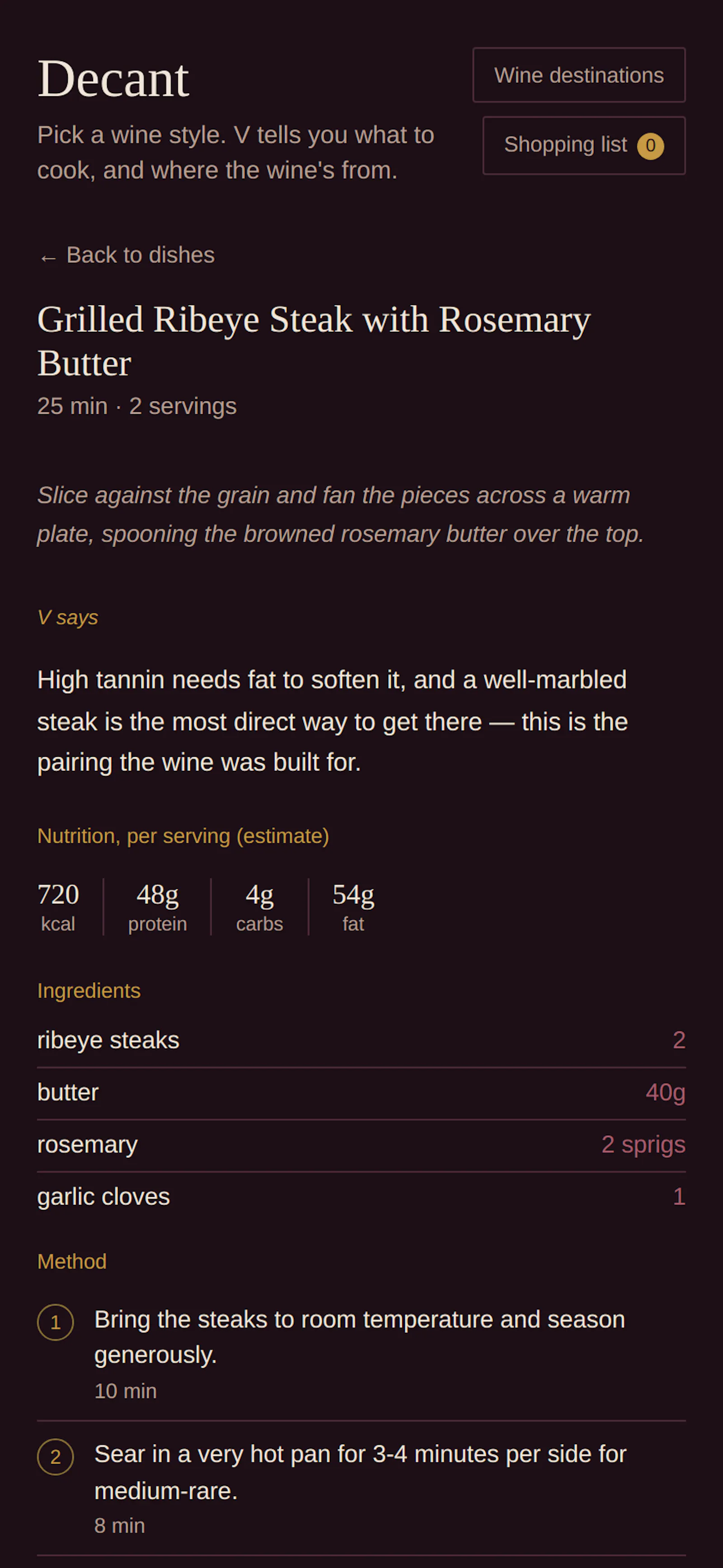Decant — Wine & Food Pairing screenshot 3