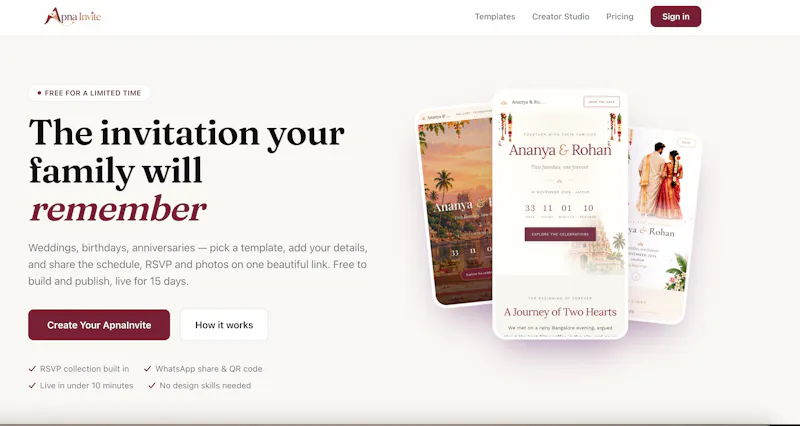 ApnaInvite screenshot 2