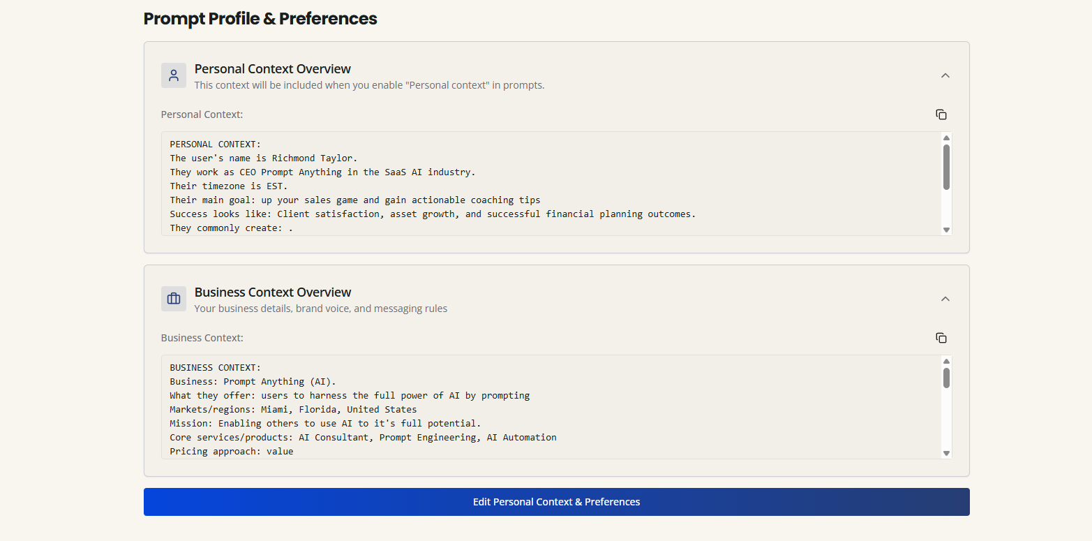 Prompt Anything gallery image