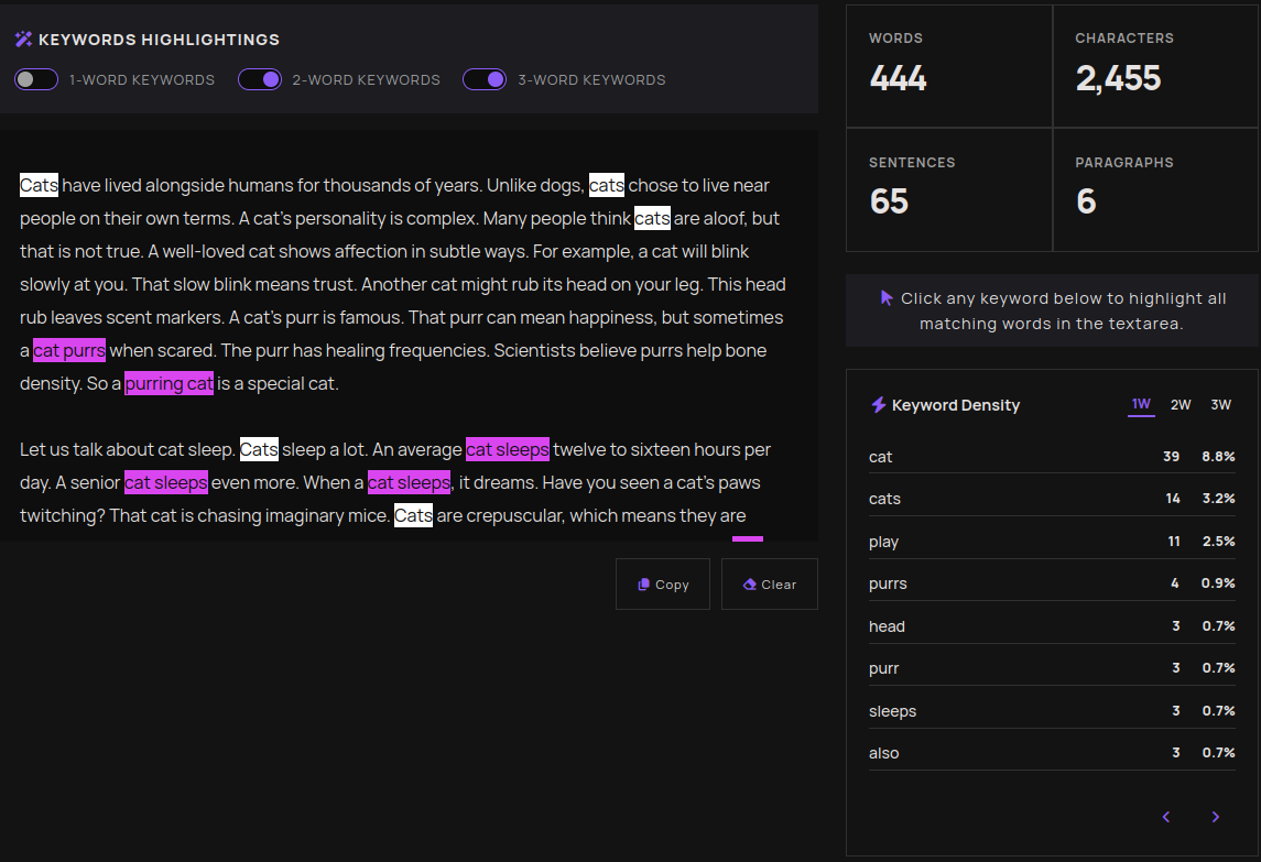 CleanWordCount gallery image
