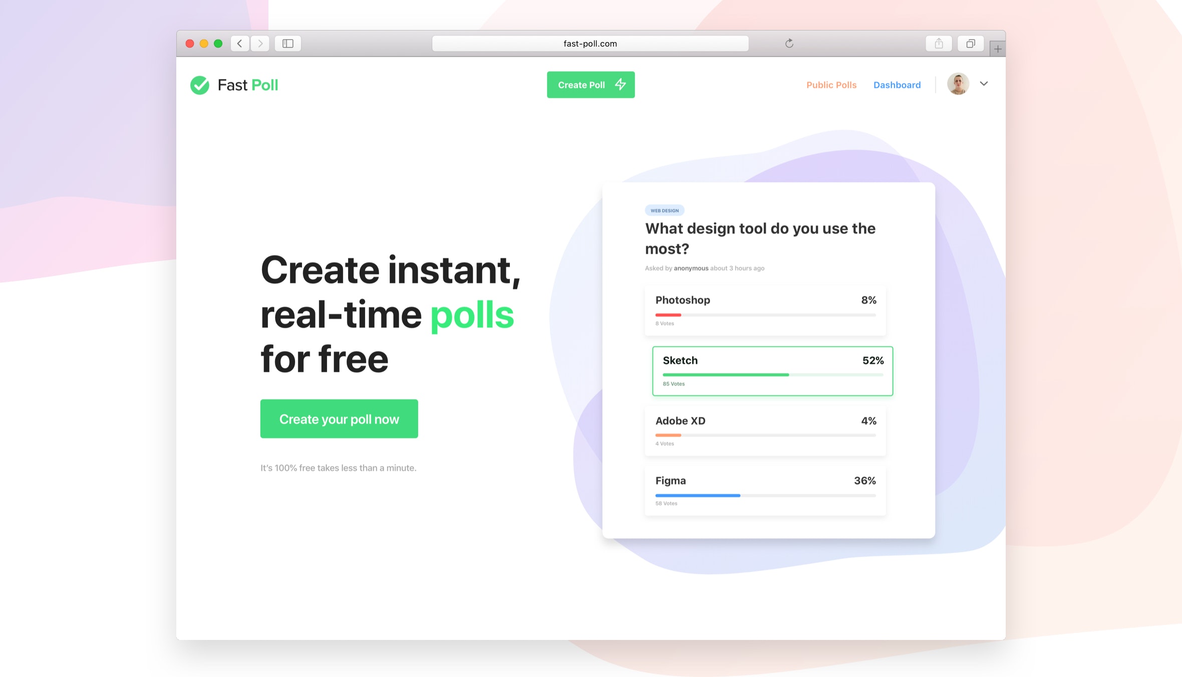 Fast Poll Create instant, realtime polls for free Product Hunt