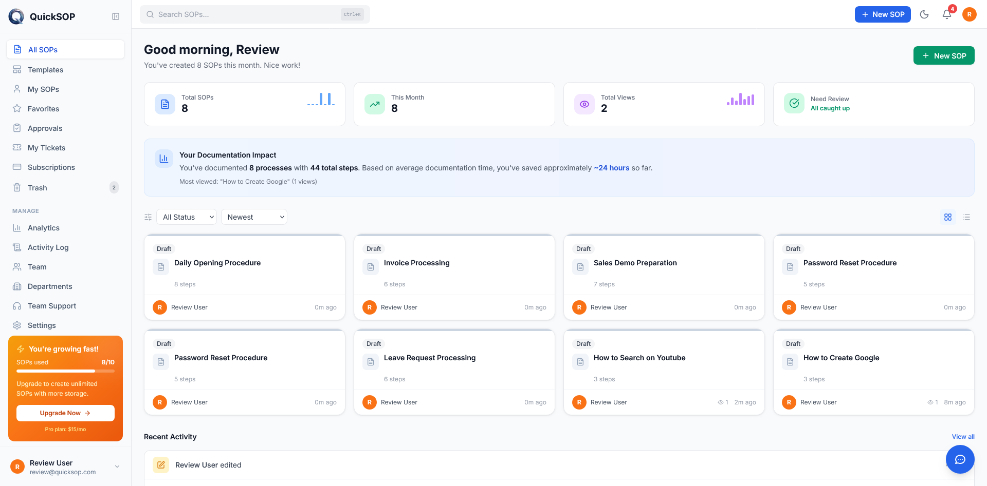 QuickSOP gallery image