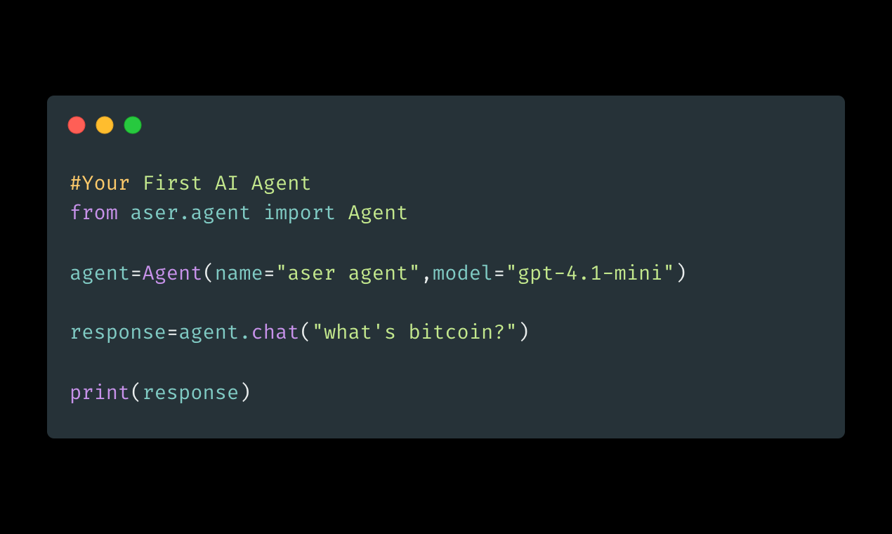 Média Agent ASER - Un cadre d'agent AI minimaliste, modulaire et polyvalent. 4