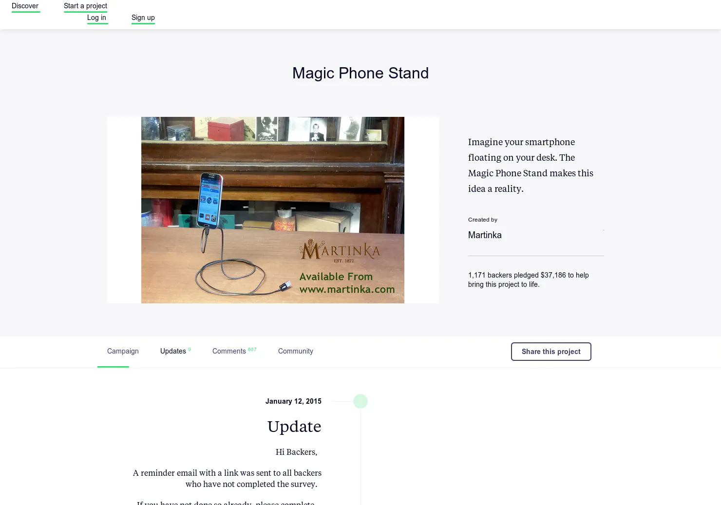 Magic Phone Stand