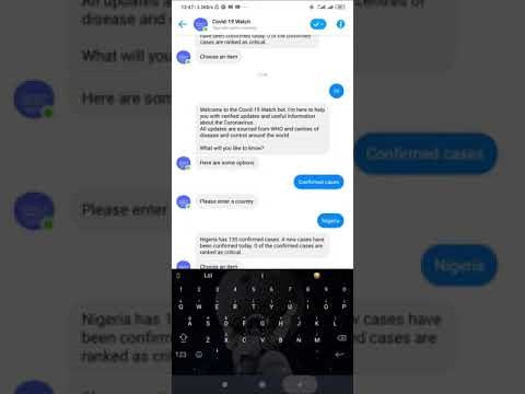 COVID-19 Watch Bot gallery image