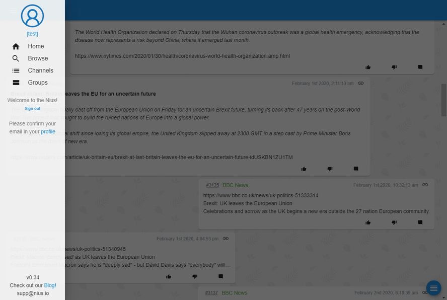 Nius Reader gallery image