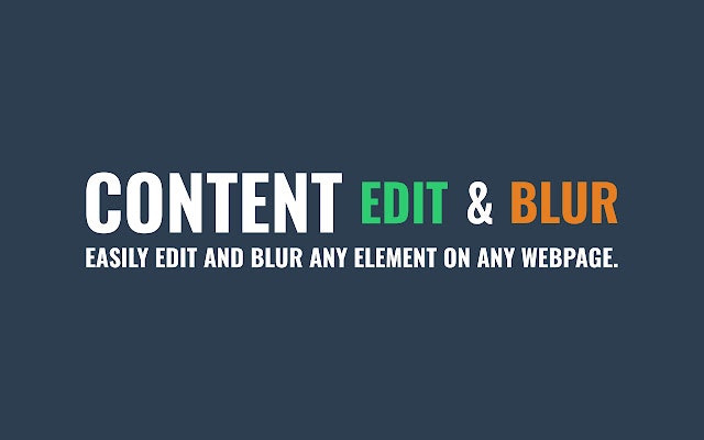 Média Édition de contenu et flou (extension du navigateur) 3