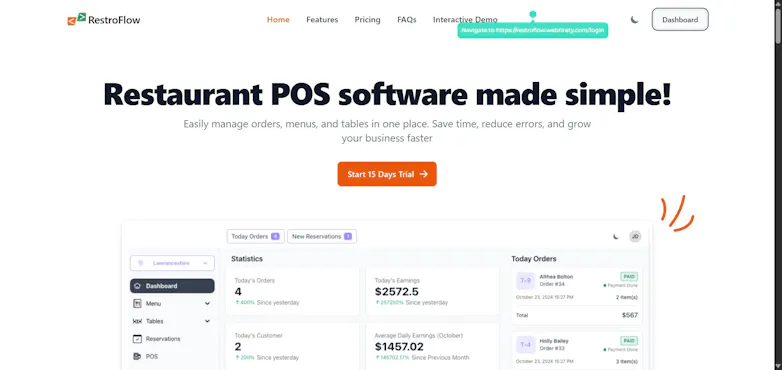 Restaurant Management Software gallery image