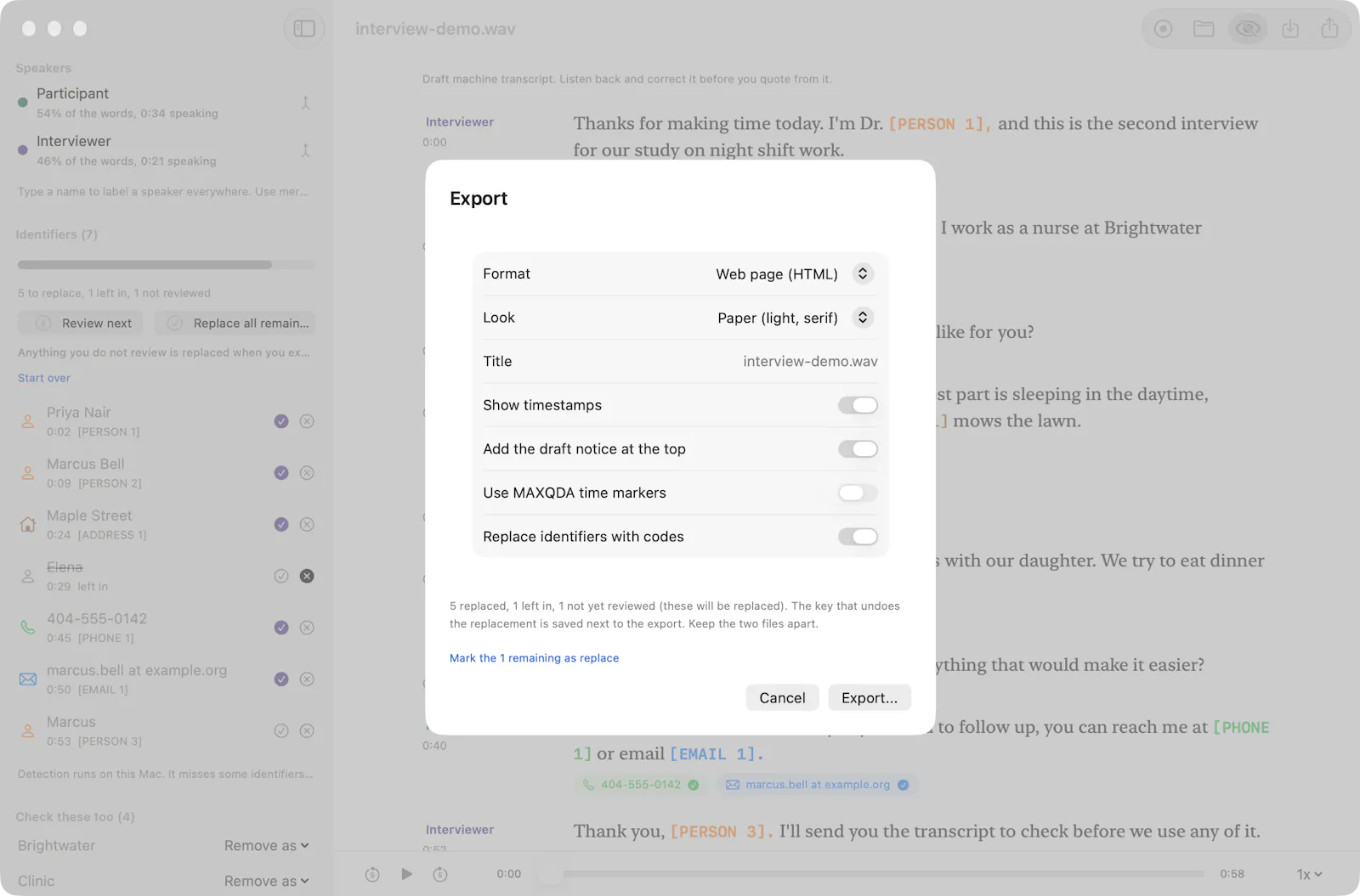Tapefolio screenshot 4