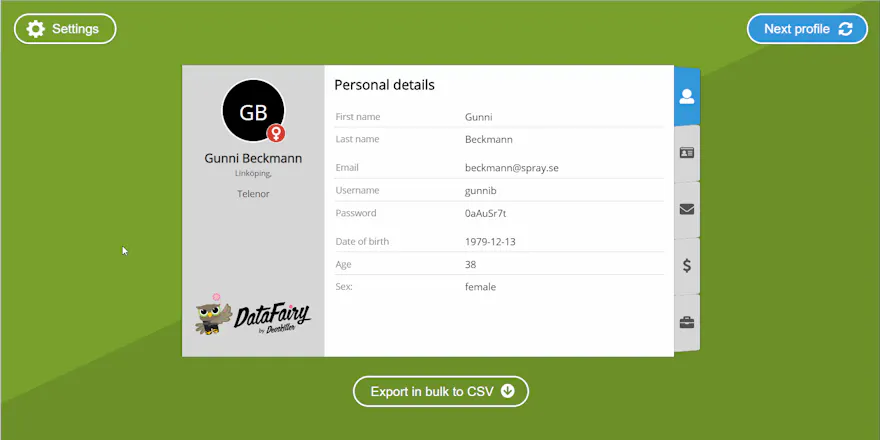 DataFairy gallery image